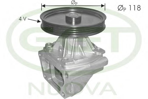 PA10525 GGT Cooling System Water Pump