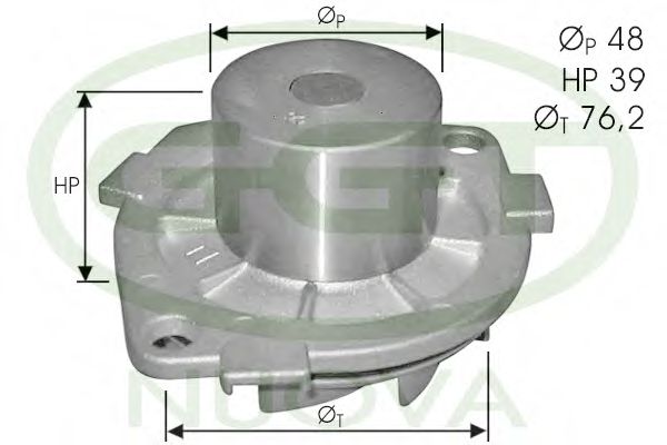 PA10746 GGT Cooling System Water Pump