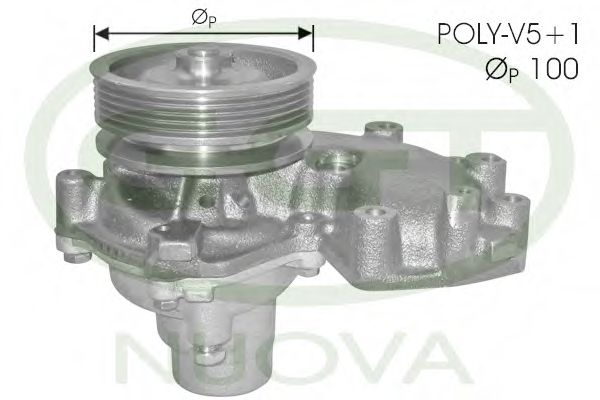PA12456 GGT Cooling System Water Pump