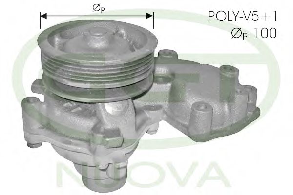 PA10647 GGT Cooling System Water Pump