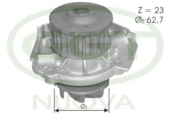 PA12360 GGT Cooling System Water Pump