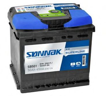 SB501 SONNAK Система стартера Стартерная аккумуляторная батарея