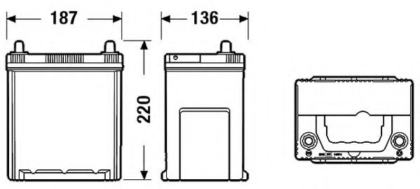 SA386 SONNAK Starter Battery; Starter Battery