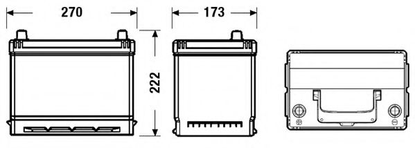 SB705 SONNAK Starter Battery; Starter Battery