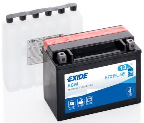 ETX15L-BS SONNAK Система стартера Стартерная аккумуляторная батарея