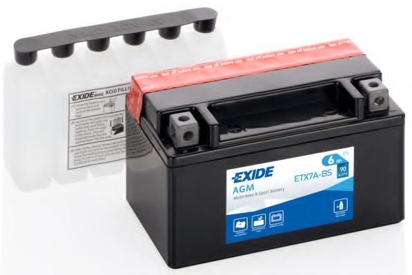 ETX7A-BS SONNAK Starter Battery; Starter Battery