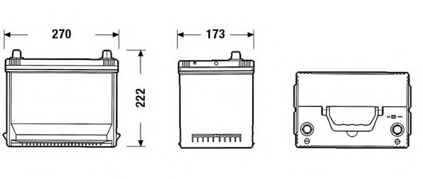 CA754 CENTRA Starter Battery; Starter Battery
