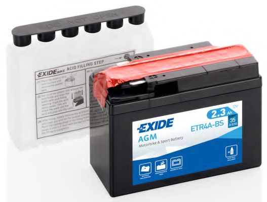 ETR4A-BS CENTRA Starter Battery; Starter Battery