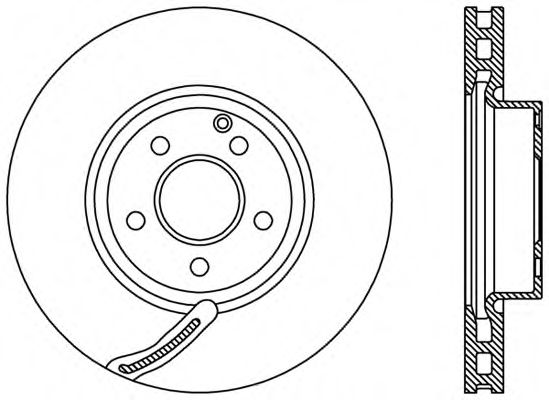 BDR2392.20 OPEN+PARTS Brake System Brake Disc
