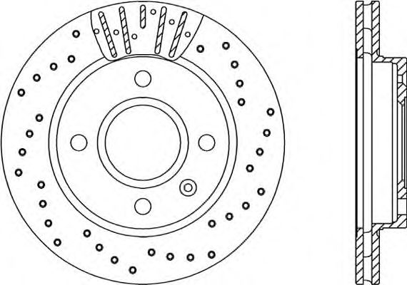 BDRS1176.25 OPEN+PARTS Brake System Brake Disc