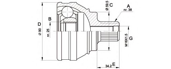 OPEN PARTS CVJ5117.10