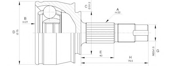 OPEN PARTS CVJ565210