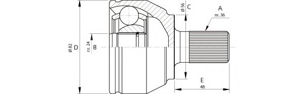 OPEN PARTS CVJ5698.10