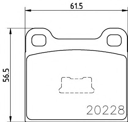 2022803 TEXTAR Brake Pad Set, disc brake