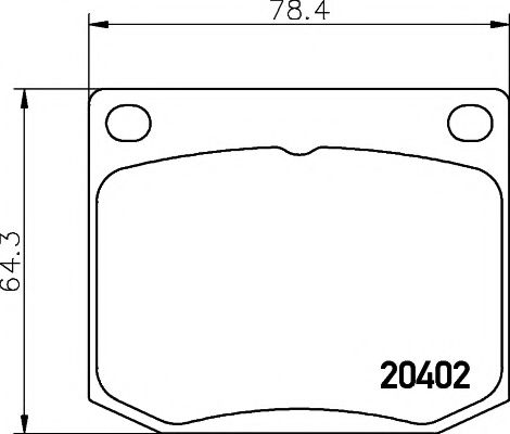 2040201 TEXTAR Brake System Brake Pad Set, disc brake