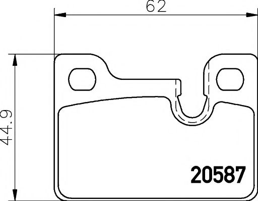 2058702 TEXTAR Brake System Brake Pad Set, disc brake
