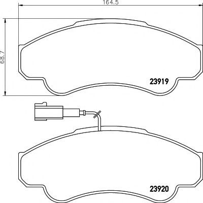 2391901 TEXTAR Brake System Brake Pad Set, disc brake
