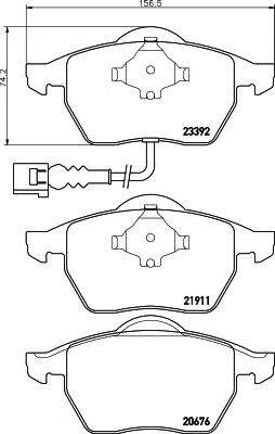 2339201 TEXTAR Brake System Brake Pad Set, disc brake
