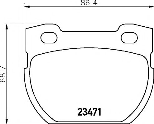 2347103 TEXTAR Brake Pad Set, disc brake