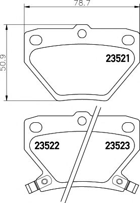 2352104 TEXTAR Brake System Brake Pad Set, disc brake