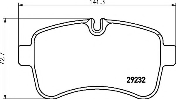 2923201 TEXTAR Brake Pad Set, disc brake