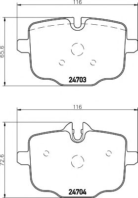 2470381 TEXTAR Brake System Brake Pad Set, disc brake