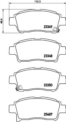 2334901 TEXTAR Brake System Brake Pad Set, disc brake