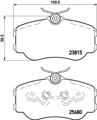2381501 TEXTAR Steering Shaft