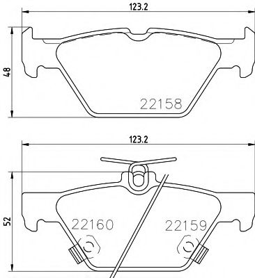 2215801 TEXTAR Brake System Brake Pad Set, disc brake