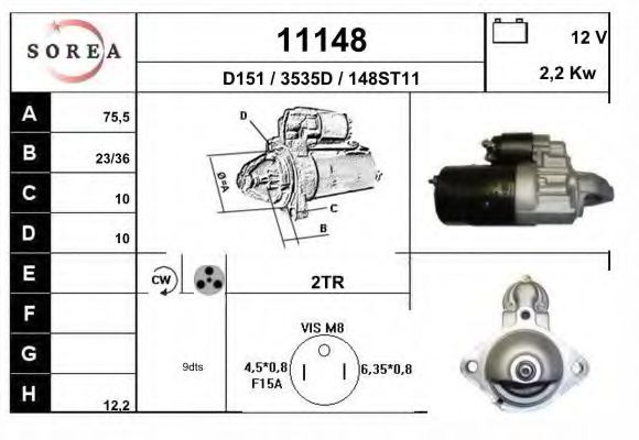 11148 EAI Bearing, manual transmission