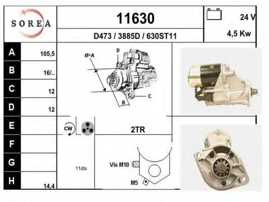 11630 EAI Oil Pressure Switch