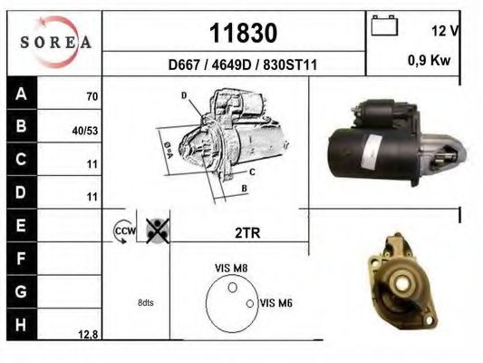 11830 EAI Wheel Suspension Repair Kit, link