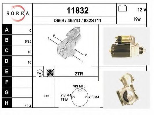 11832 EAI Wheel Suspension Repair Kit, link