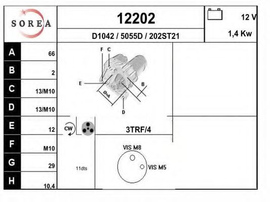 12202 EAI Wheel Suspension Wheel Bearing Kit