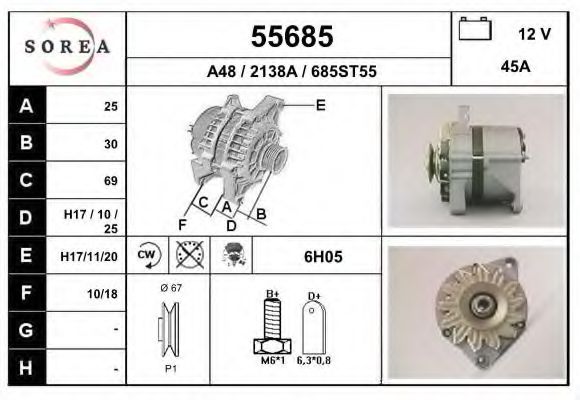 55685 EAI Rubber Buffer, suspension