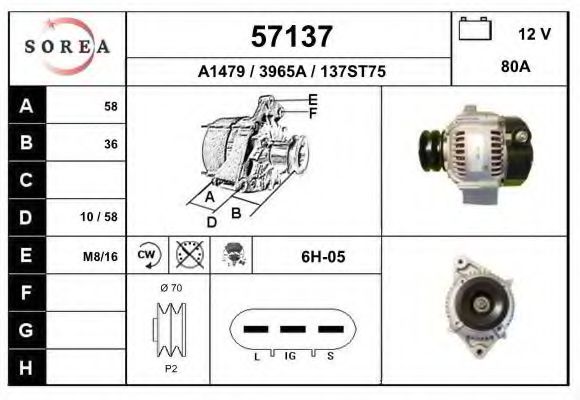 57137 EAI Compressor, air conditioning
