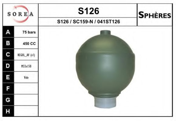 S126 EAI Heating / Ventilation Filter, interior air