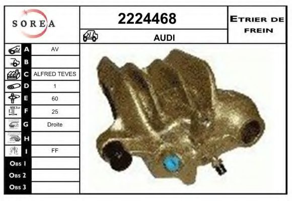 2224468 EAI Brake System Brake Caliper