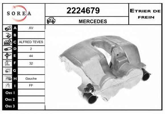2224679 EAI Brake System Brake Caliper