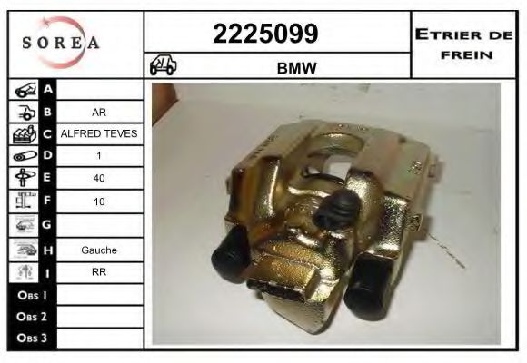 2225099 EAI Brake Caliper