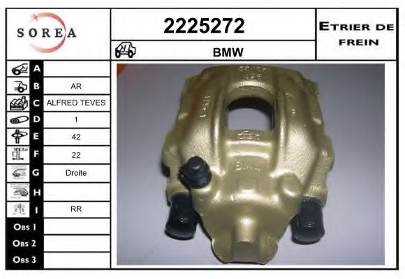 2225272 EAI Brake System Brake Caliper