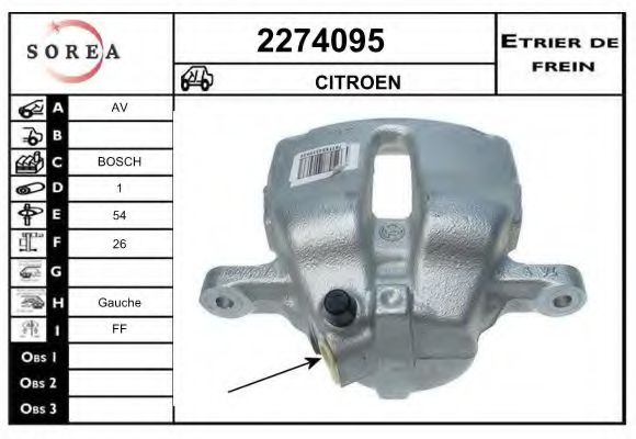 2274095 EAI Repair Set, piston/sleeve