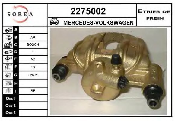 2275002 EAI Brake Caliper