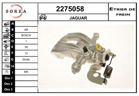 2275058 EAI Brake System Brake Caliper
