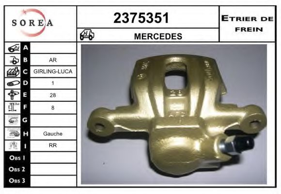 2375351 EAI Brake System Brake Caliper