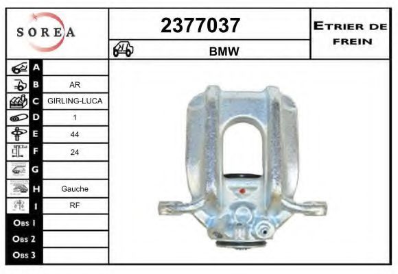 2377037 EAI Brake System Brake Caliper