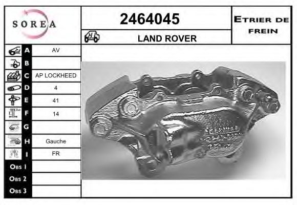 2464045 EAI Brake System Brake Caliper