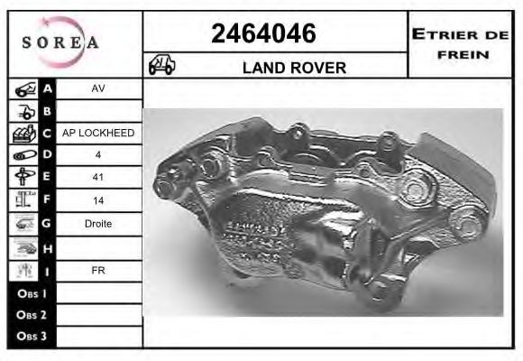 2464046 EAI Brake System Brake Caliper