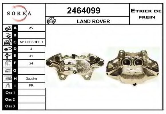 2464099 EAI Brake System Brake Caliper