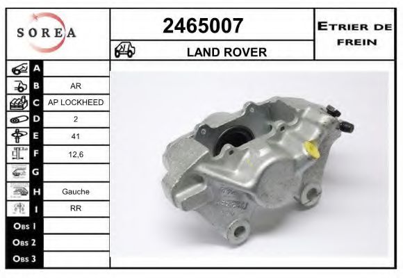 2465007 EAI Brake System Brake Caliper